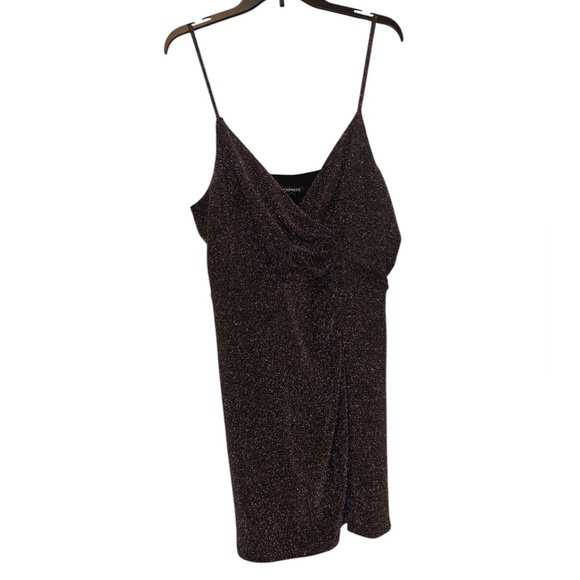 Express Metallic Mini Bodycon Dress - Picture 1 of 6